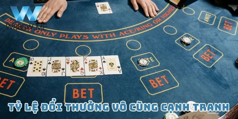 Tỷ lệ đổi thưởng vô cùng cạnh tranh